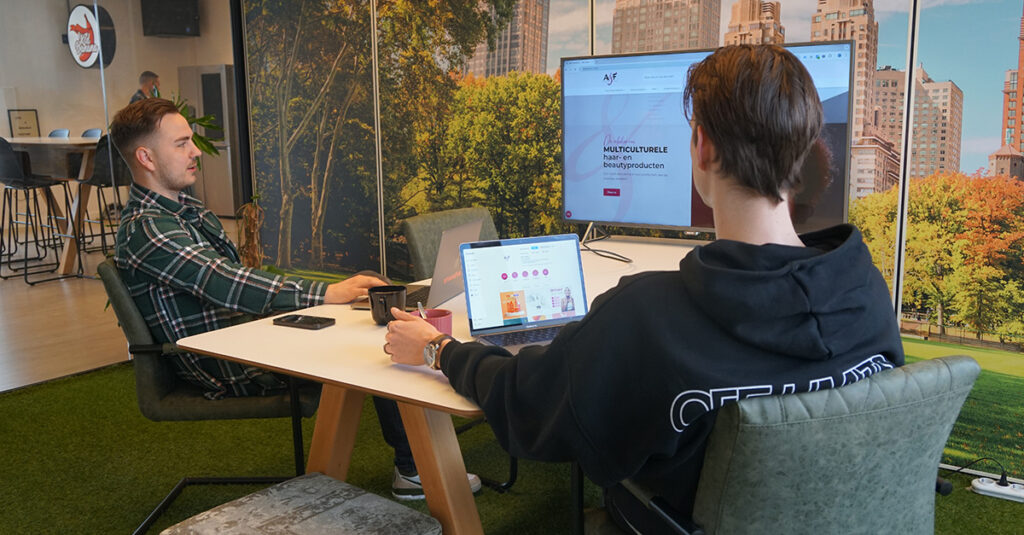 marketeers blogs aan het invoeren website